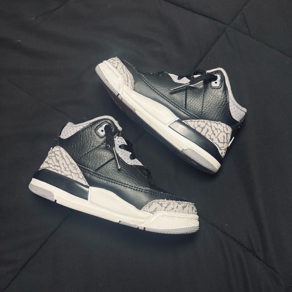 Toddler Jordan 3 Black Cement